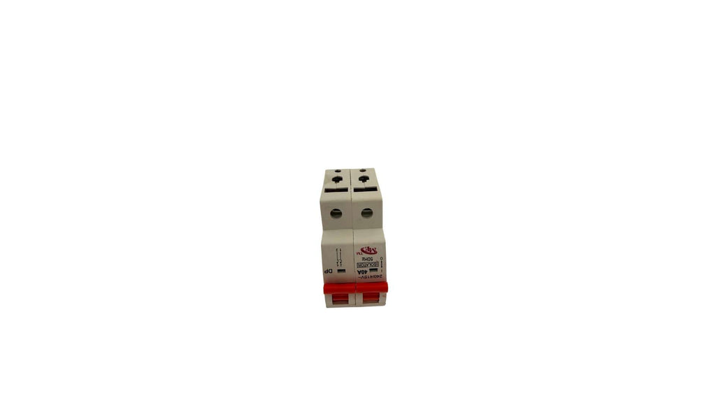 Migdal Enterprises DP MCB & 40 A Isolator | Double Pole Miniature Circuit Breaker | 240V Electrical Protection