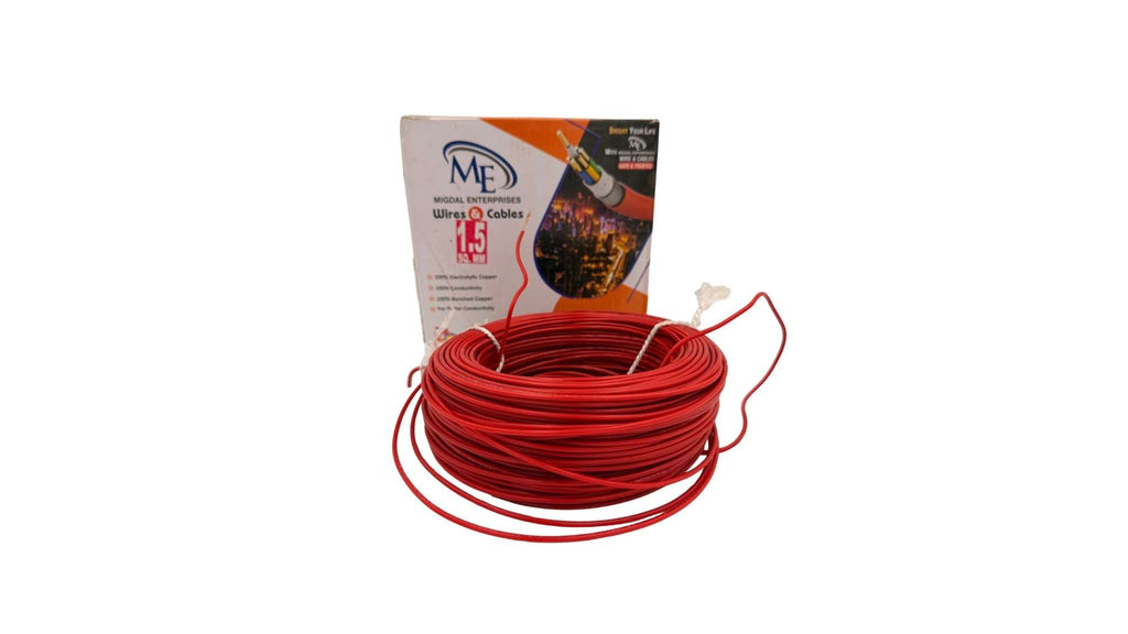 Migdal Enterprises 1.0 MM Copper Wire Cable | Unsheathed Single Core Electrical Wire | 1100V Grade
