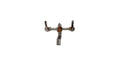 Vinto Cosmo Wall Mixer 2-in-1 Full Chrome Brass Bathroom Faucet