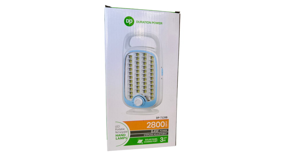DP Duration Power DP-7128B LED Portable Rechargeable Hand Lamp 2800mAh
