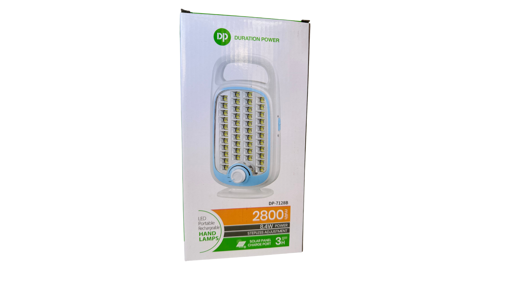 DP Duration Power DP-7128B LED Portable Rechargeable Hand Lamp 2800mAh
