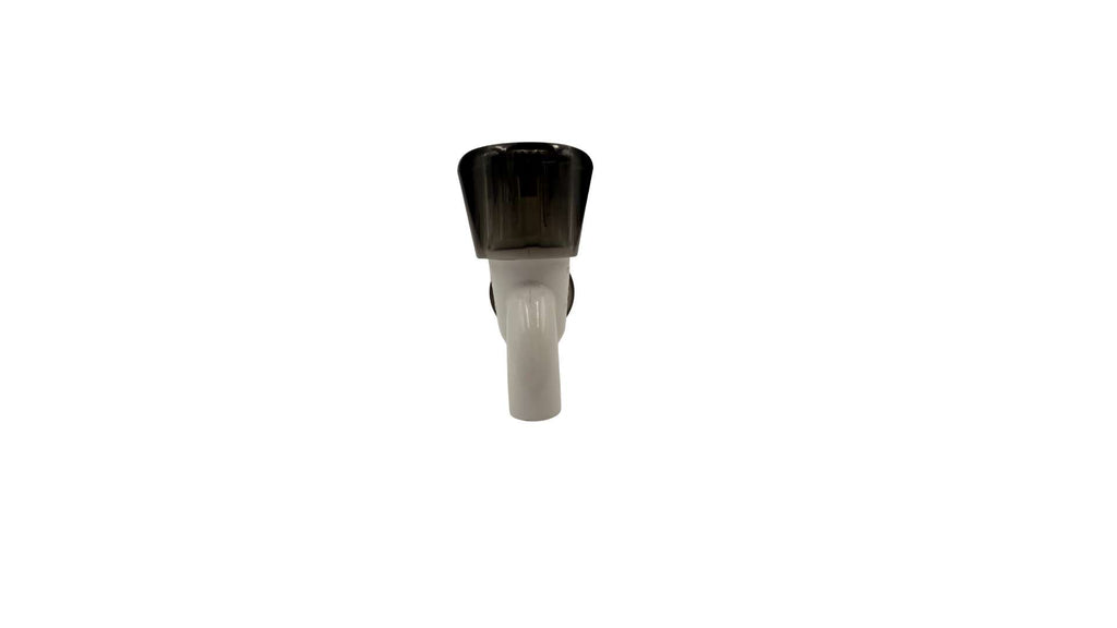 RN Aroma PTMT Bib Cock with Flange 15mm (1/2 Inch) | White black Dual Finish Faucet
