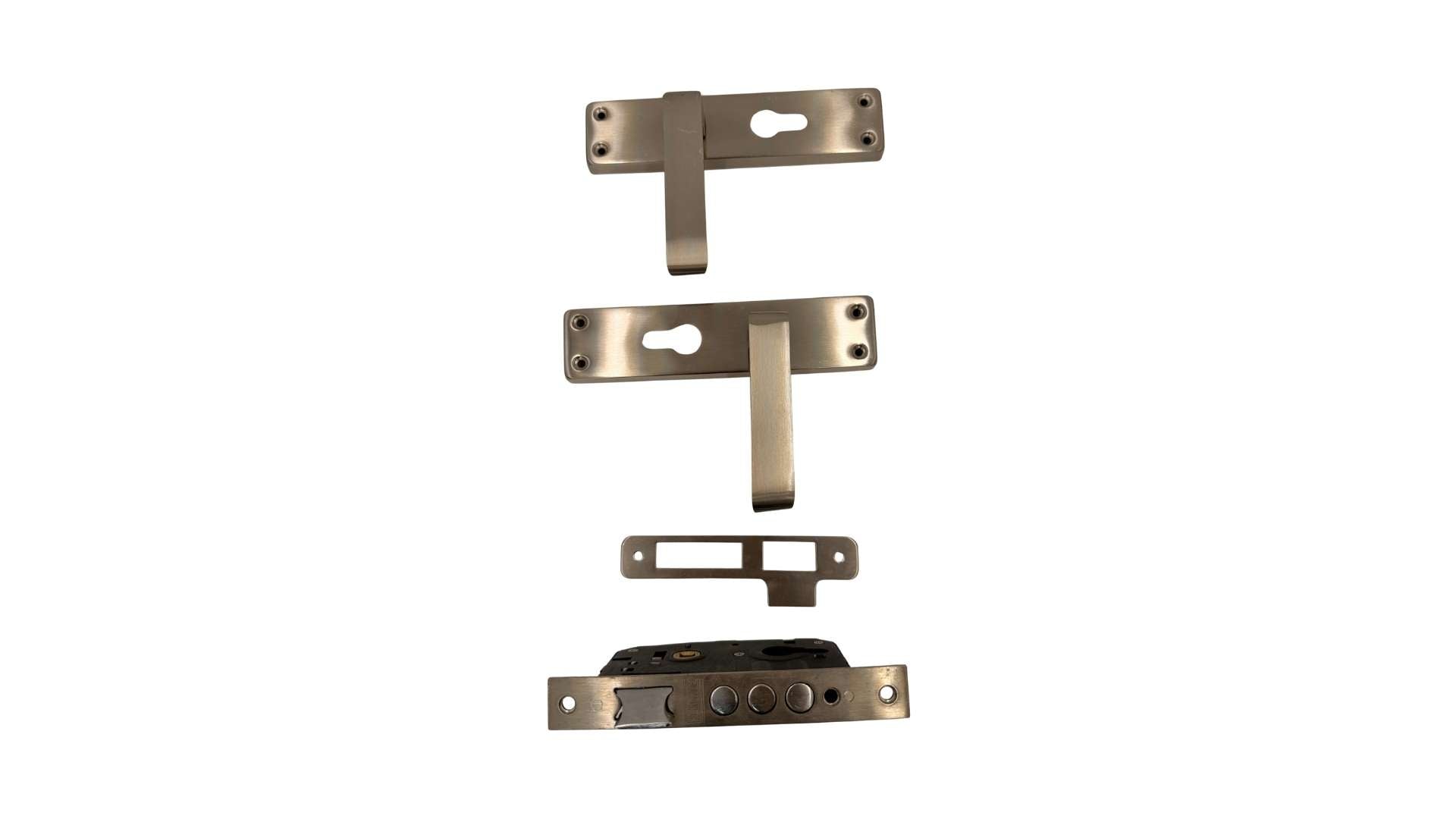Heights Mortice Lock Set MH-405 Iron Antique Finish | Premium Door Handle Lock Set