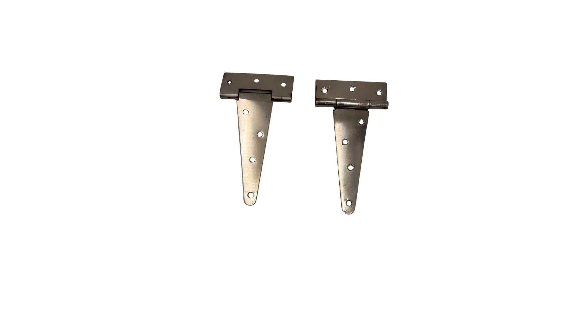 Millenium Stainless Steel Tee Hinges 6 Inch Smooth Glossy Finish | Heavy Duty Door Hinges Set