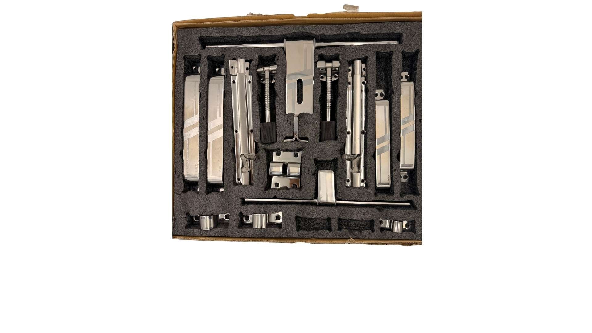 Choice Double Door SS Door Kit 350mm | Heavy Duty Cream Finish Door Hardware Set