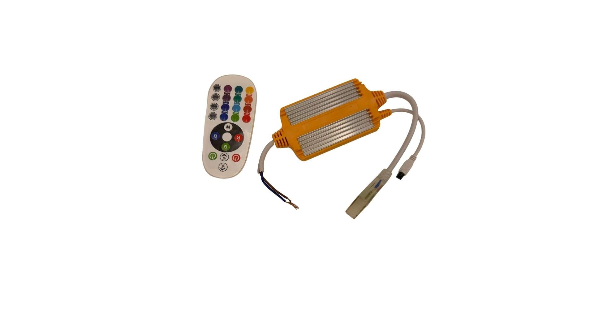 JGL RGB LED Strip Controller 1500W | 16 Color Remote Control LED Driver