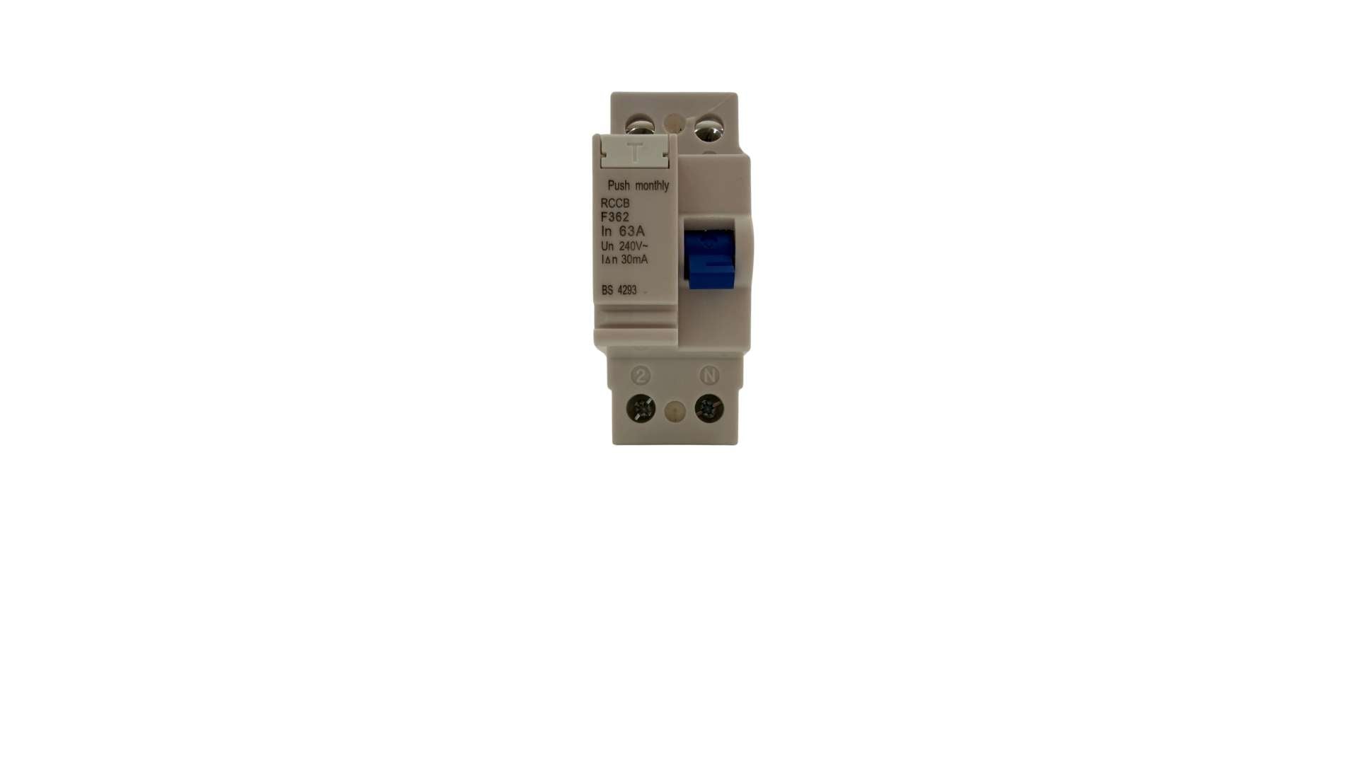 ME RCCB F362 63A 30mA Residual Current Circuit Breaker