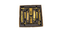 Choice Double Door Hardware Fittings Kit | Heavy Duty SS Door Kit 300mm Gold Finish