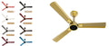 Premium Ceiling Fan with Smart LED Display – Luxurious Gold Finish