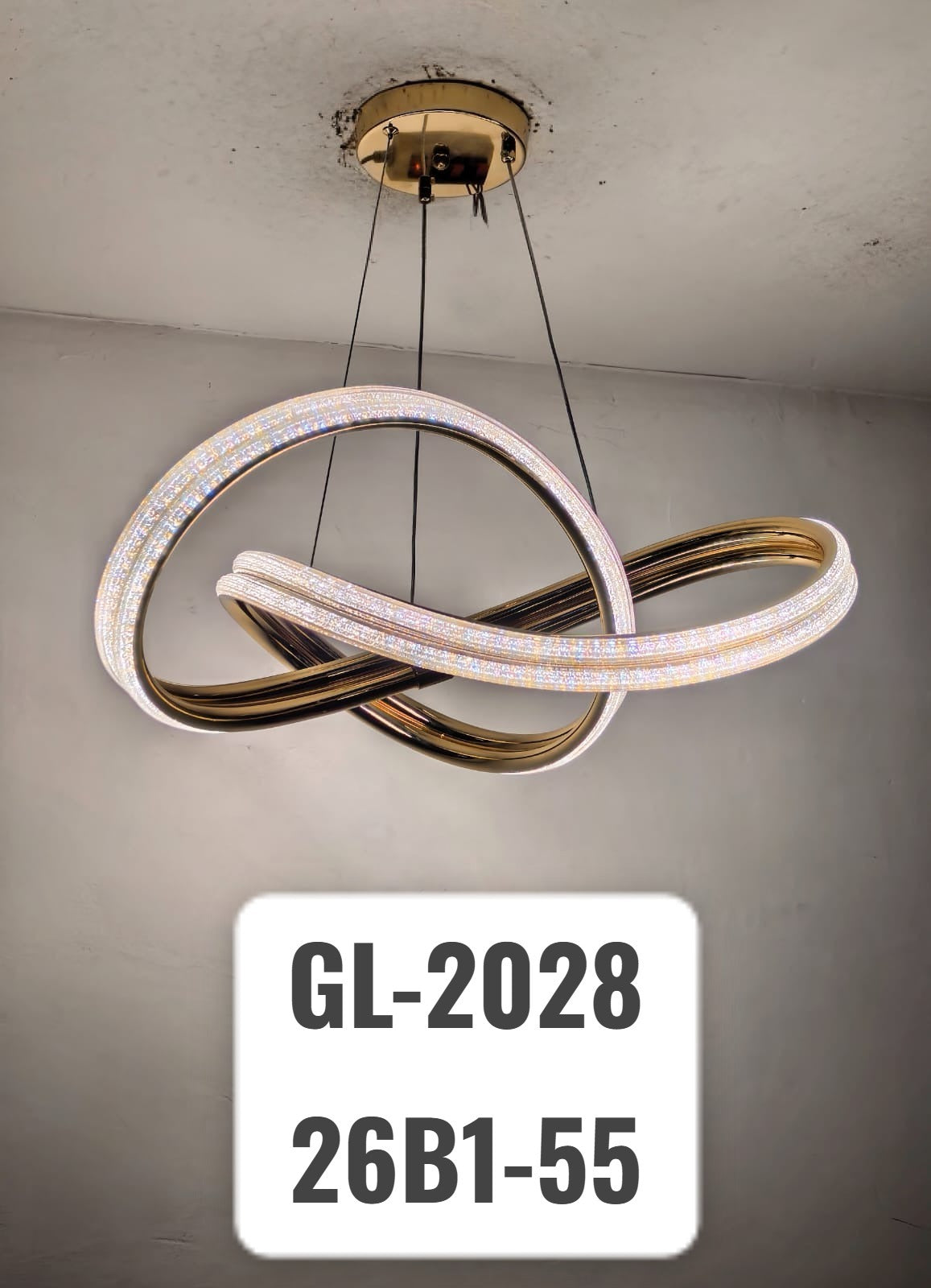 Modern Infinity LED Pendant Chandelier – GL-2028 (26B1-55)