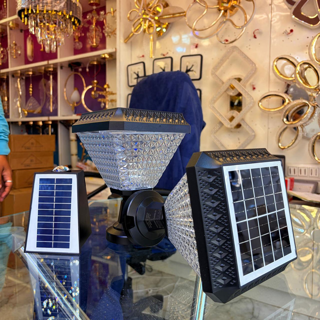 Led solar garden lights