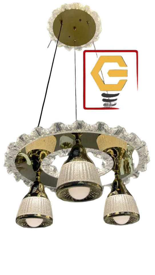 Luxury Crystal LED Chandelier Pendant Light – GL-2260 (25H1-5800)